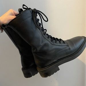 Black Combat Boots
